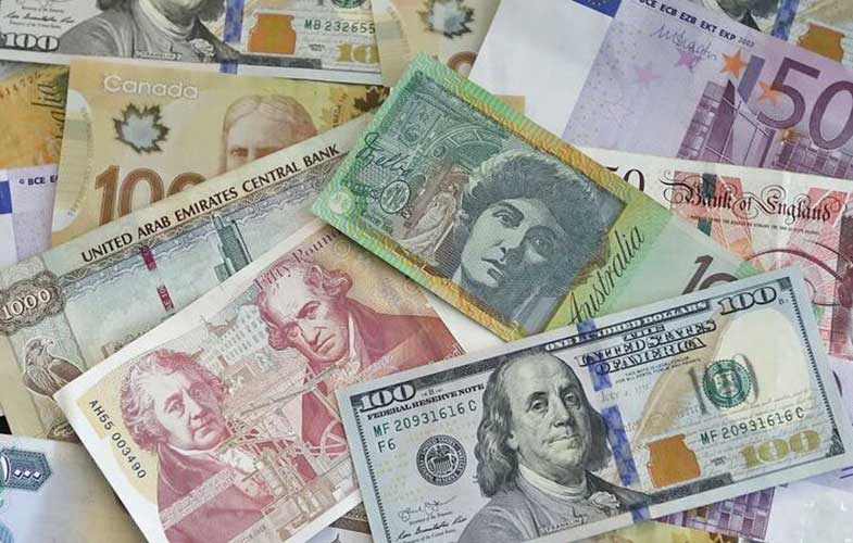 نرخ انواع ارز در مرکز مبادله ارز و طلای ایران اعلام شد