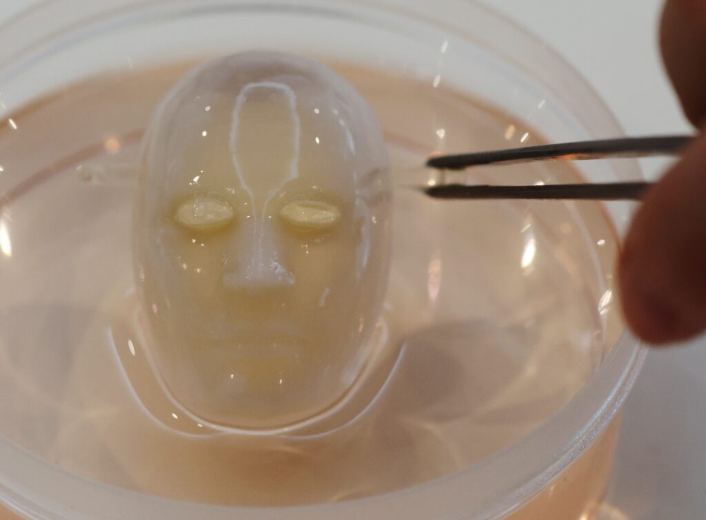 دانشمندان ژاپنی یک صورت رباتی با پوست زنده ساختند!