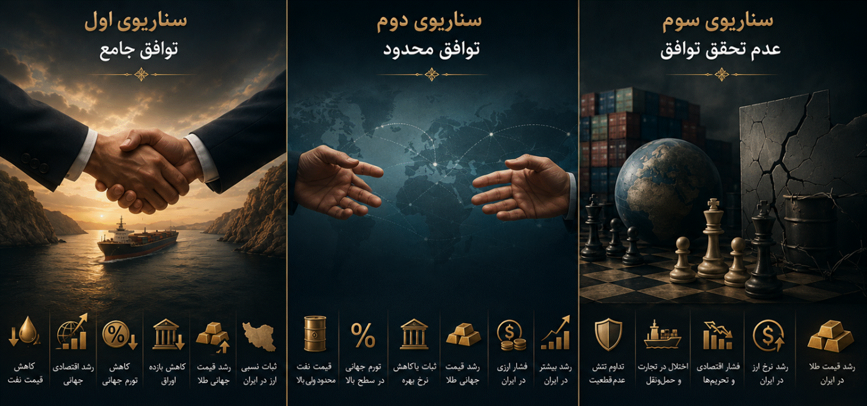 پیش بینی قیمت طلا بعد از توافق ایران و آمریکا