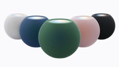 بلندگوهای هوشمند HomePod mini 2 در رنگ‌های مختلف