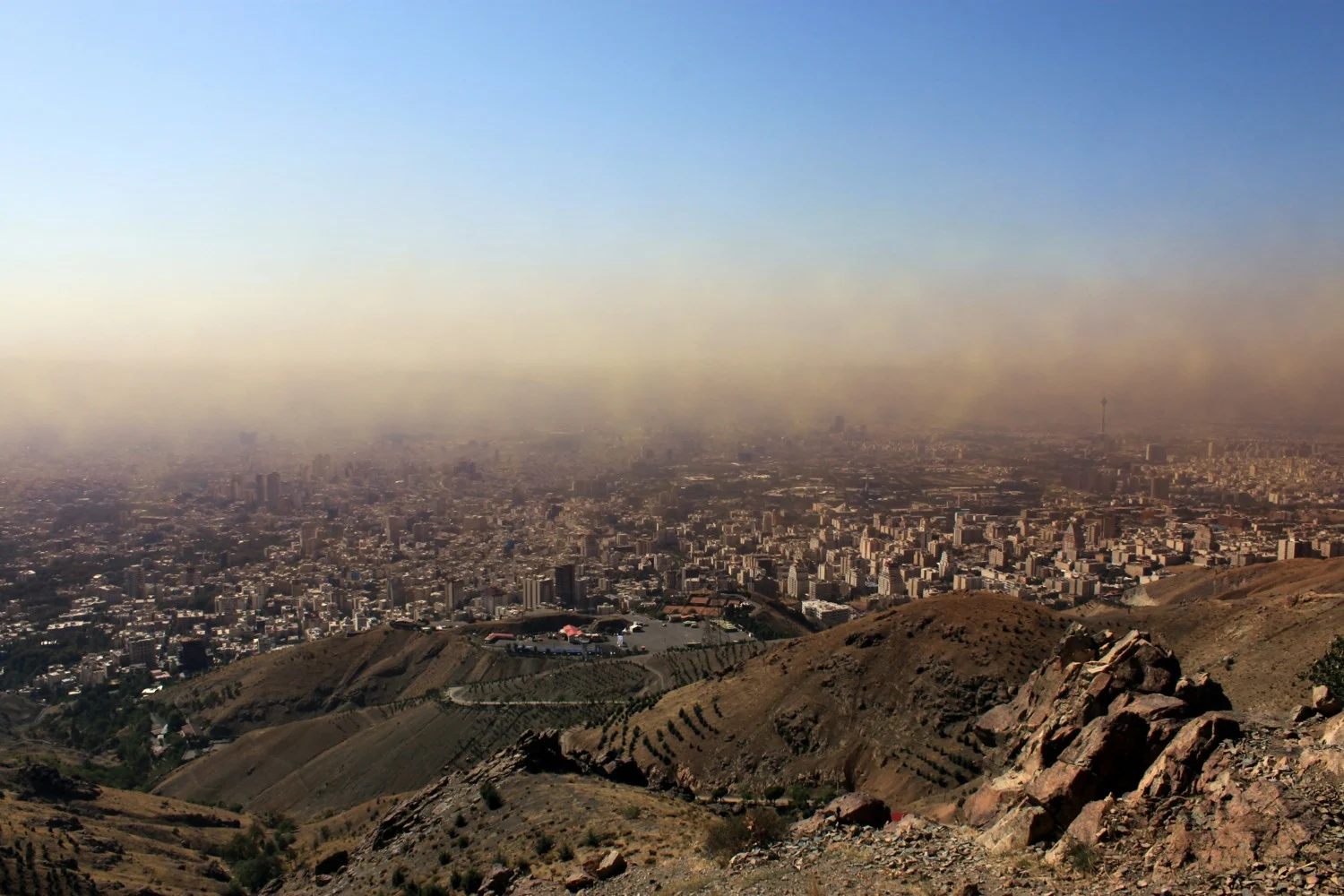 آلودگی هوا در تهران