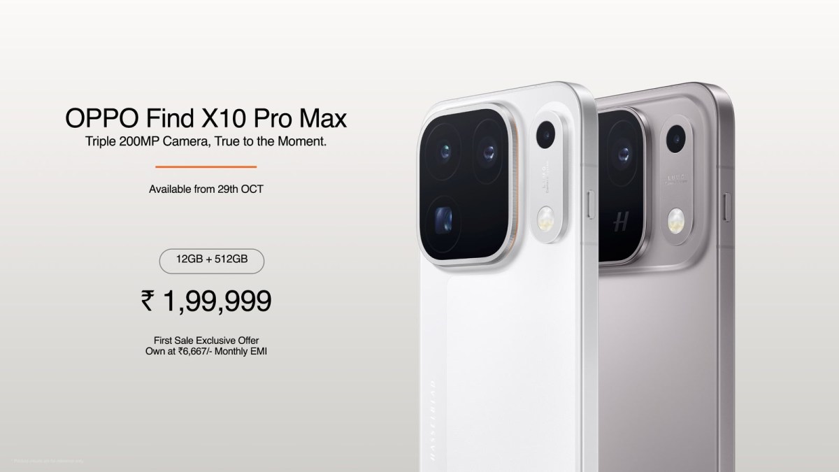 اوپو Find X10 پرو مکس در رویداد هند