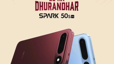 تکنو Spark 50s در رنگ‌های قرمز و آبی